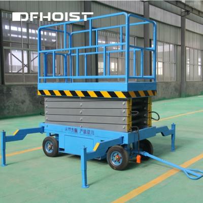 China Hydraulic Mini Genie Hydraulic Scissor Lift Table Maintenance Work Aerial Electric Mobile in Malaysia for sale