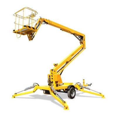 China DFLIFT 12m Widely Fordable 200kg Arm Towable Boom Lift for sale