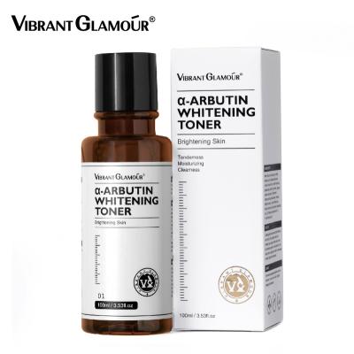 China VIBRANT CHARM Arbutin Toner Whitening Moisturizing Toner Essence Reduce Dullness Spot Acne Marks Toner OEM for sale