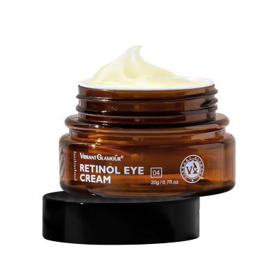 China Private Label Anti Aging Eye Cream Remove Dark Circle Anti Wrinkle Brightening Fine Line Retinol Eye Cream OEM for sale