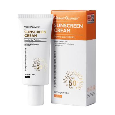 China VIBRANT CHARM Sunscreen Cream SPF50+ Anti Aging UV Whitening Brighten Moisturize Body Protection Skin Repair Sunscreen for sale