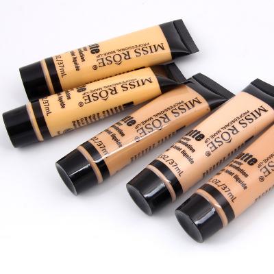 China Brighten Liquid Makeup MISS ROSE Hose Color Black Skin Flawless African Base Color Cosmetic Maquiagem for sale