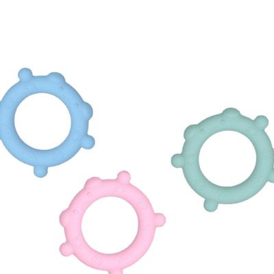 China 100%food Grade Silicone Teether 100%food Grade Silicone Teether Guaranteed Quality Breathable Unique Teethers Baby Toys Soothing Baby's Teething Pain for sale