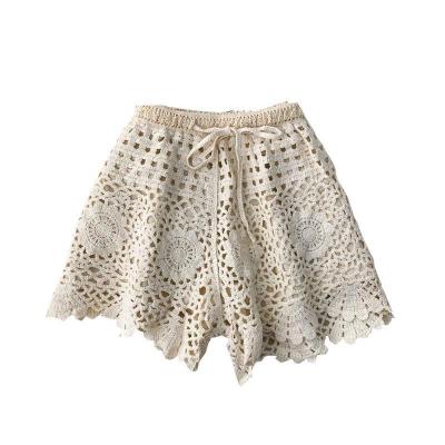 China Other New Casual Cotton Multicolor Handmade Comfy Ladies Crochet Shorts Pants For Woman for sale