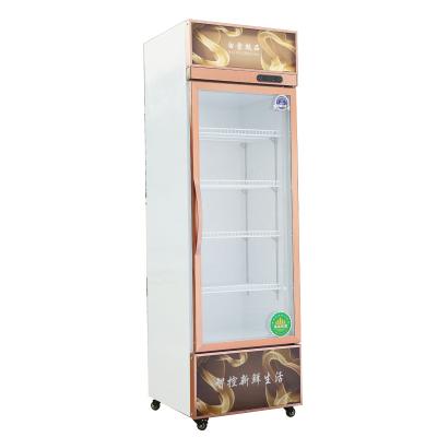 China 2021 China Single-temperature commercial upright glass fresh flowerstransp door refrigeration equipment display cooler for sale