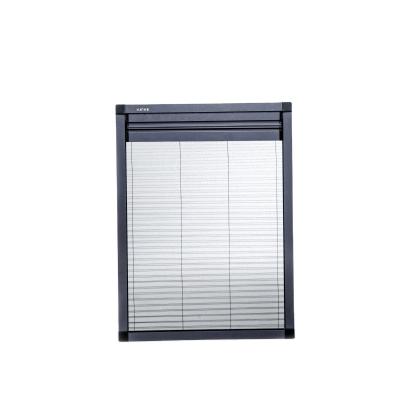 China Direct Selling Privacy Window Screens Eco-friendly Folding Honeycomb Honeycomb Blinds Retractable Pleated Fly Screen for sale