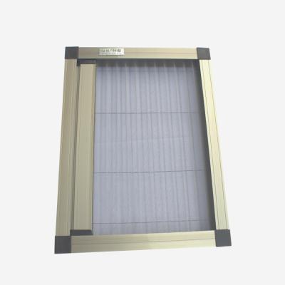 China Direct Selling Eco-Friendly Trackless Folding Folding Retractable Screen Window Fly Window Screens Privacy Window Insect Screen for sale