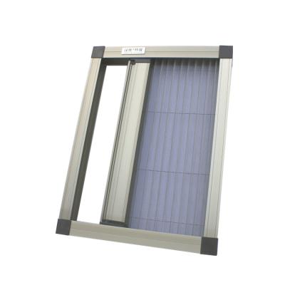 China Direct Sale Trackless Folding Folding Screen Window Eco-Friendly Metal Folding Insect Screen Window Privacy Window Screens for sale