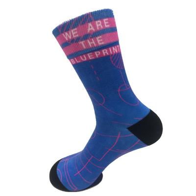 China Men's 360 Seamless Fashion 3D Printed Socks Breathable and Sweat Wicking Comfortable for sale