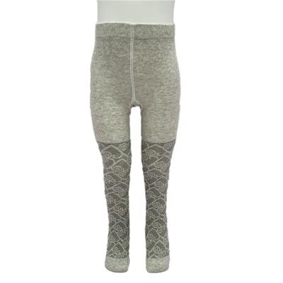 China Autumn Girls Non-Slip Knitted Tight Pants Comfortable Thick Warm Baby Tights for sale