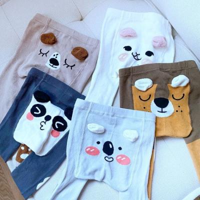 China Comfortable Casual Baby Tights with 3D Ears and Cute Animal Patterns in Thick Cotton for sale