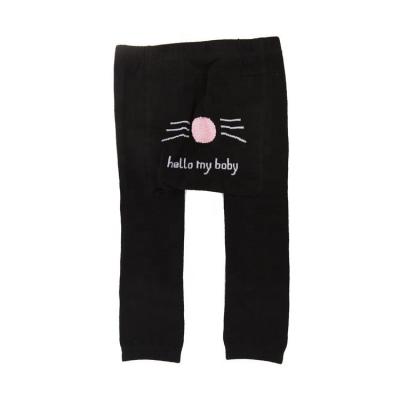 China Thick Cushioned Combed Cotton Pant Tights for Kid Girls Winter Warm Cartoon Print 80% for sale