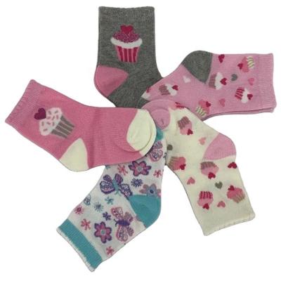 China Top Selling Spring Newborn Infant Christmas Socks with Cute Cake Print and Warm Fabric for sale