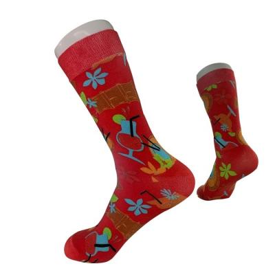 China Women's Novelty 3D Socks Knitted Food Print Socks with Digital Printing Methods for sale