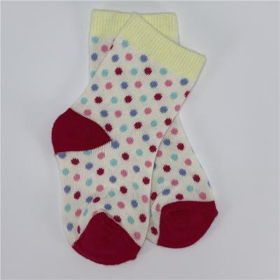 China Standard Thickness Cartoon Baby Socks Non Slip Organic Cotton Breathable for Children for sale