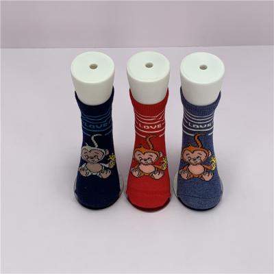 China 70%Cotton 28%Polyester 2%Spandex High Knitted Ankle Boys Socks for Baby Daily Comfort for sale