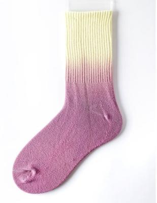 China Anti-Slip Athletic Socks Custom Logo Sport 22% Polyester Colorful Socks Tie Dye Socks for sale