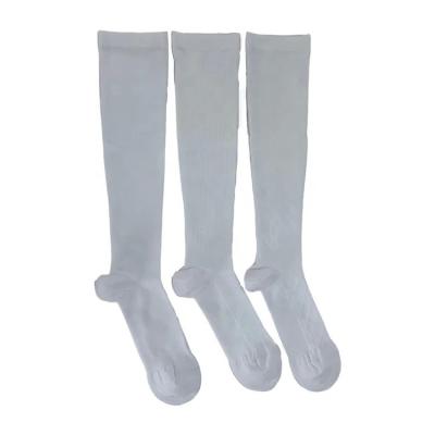 China Winter Custom Warm Long Compression over Knee Stockings for Women in White Ankle High for sale