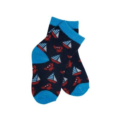 China Cotton School Socks for Boys Fabric 70%Cotton 28%Polyester 2%Spandex Beauty Socks for sale