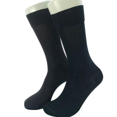 Chine 15% de polyamide à motifs solides chaussettes d'équipage pour hommes pour les affaires et les vêtements occasionnels à vendre