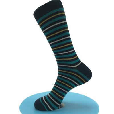 China 9-12 US Sizing Striped Comfortable Breathable Non-slip Socks Best Bamboo Sports Socks for sale