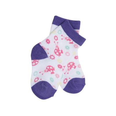 Chine 70%Cotton 28%Polyester 2%Spandex Tissu Jolie dessin animé Impression personnalisée Des chaussettes pour enfants à vendre