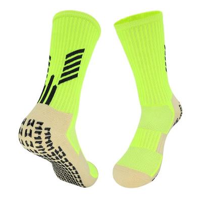 China Kniehoogte 39-46 Mans voetbal sokken Solid Pattern Prima Sports Training Anti-Slip sokken Te koop