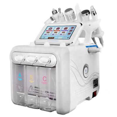 China 2021 Amazon best selling small portable hydradermabrasion h2o2 bubble facial machine/hydraulic dermabrasion machine whitening machine for sale