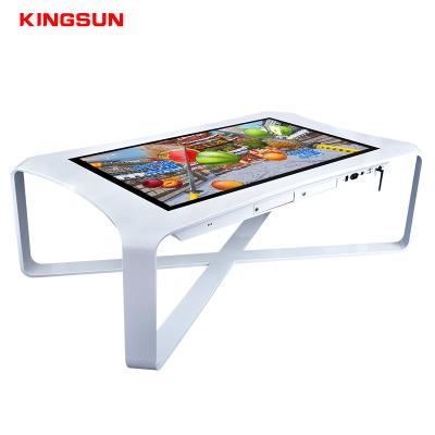 China 43 inch X coffee table touch screen game models interactive smart tables for living room office bar kids game HY-X43DR_TABLE for sale