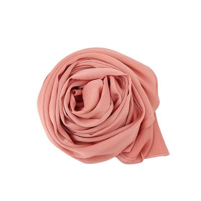 China 2021 New Design Satin Chiffon Hijab Scarf Women Fancy Muslim Hijab Scarf Wholesale Luxury Hijab Scarf With Limit Discounts for sale