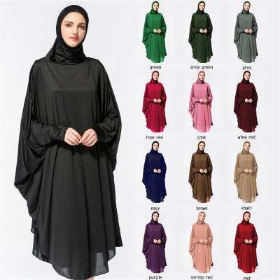 China 2020 Polyester Dubai Milk Slik Fabric Plain Solid Color Abaya (Milk Silk Fabric) for sale