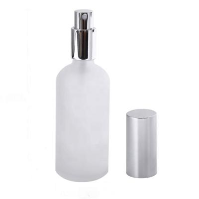 China Essential Oil / Perfume 100ml Clear Frosted Sprayer Bottle For Perfume Essential Oil for sale