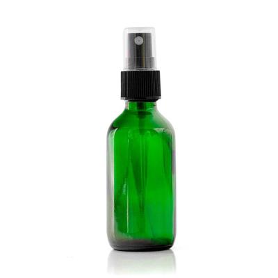 China PERSONAL CARE Boston Green Amber White Glass Serum Bottle 30ml Essential Oil Sprayer Bottles for sale