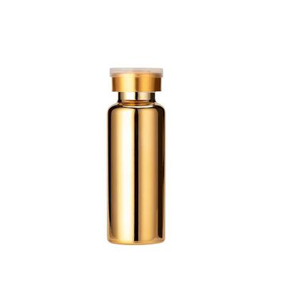 China 2021 Hot Selling Amber Glass Bottle Vial Gold Mini Glass Ampoul Vial 2ml Clear Of Personal Care for sale