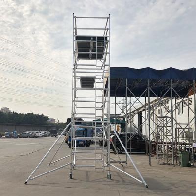 China Dragon Aluminum Scaffolding Tower Movable Contemporary Scaffolding Aluminum Scaffolding For Sale for sale