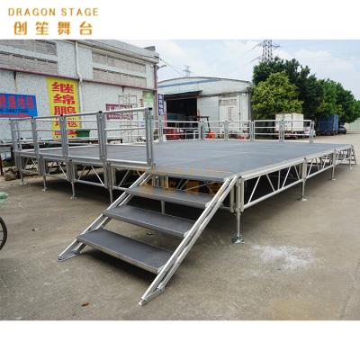 China 6061-T6 Dragon Aluminum Mobile Stage Wedding Stage Decoration for sale