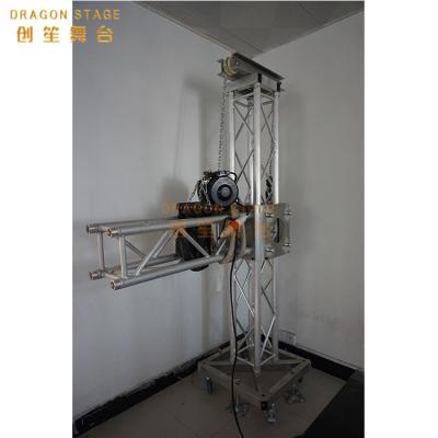 China Perfect Aluminum Line Row Truss Tower Factory Dragon Truss Tower Telescopic Lathe for sale