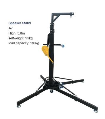 China Dragonstage Lighting Tower Lift Stand Truss Elevator Tower 6m 200kg for sale