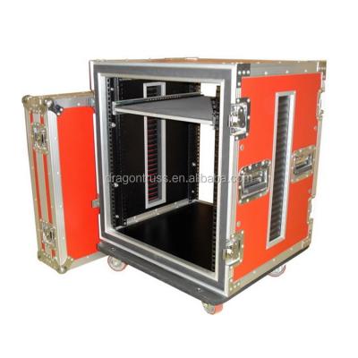 China Shockproof Dragonstage China Hot Factory Aluminum DJ Flight Rack 2U Case for sale