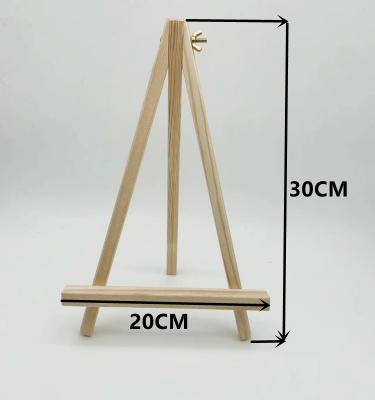 China Wholesale 20x30cm Desktop Painting Easel Felt Display Letter Top Wooden Stand Panel Mini Easel for Kids for sale