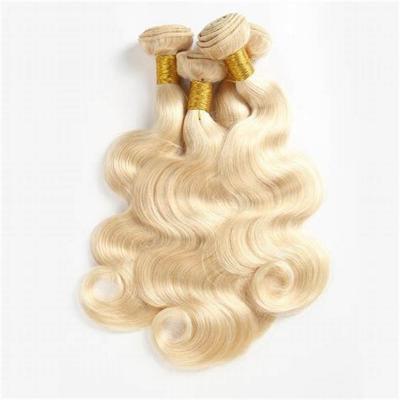 China Smoothest Hair Malaysian Blonde Hair Bundles With Closure 10A MINK 613 Virgin Hair Bundles for sale