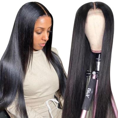 China Kinky Curl 13x4 Lace Front Wig Cuticle Aligned Virgin 13x4 HD Lace Front Wig Straight Lace Front Wig for sale