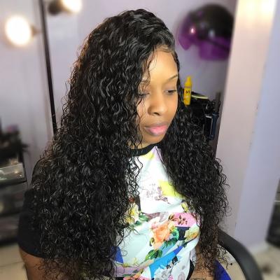 China 360 Deep Curly Full Lace Wig HD Lace Closure Wigs Vendor Hair Deep Curly Full Frontal Wigs For Black Women for sale