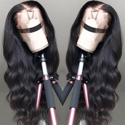 China Body Wave 4x4 5x5 6x6 Closure Lace Hair Wig 13x4 13x6 Lace Front Human Hair Wig For Transparent Color Women for sale