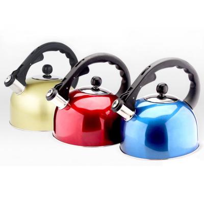 China Best Viable Colorful Stainless Steel Whistling Kettle for sale