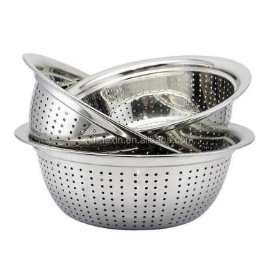 China Sustainable High Quality Stainless Steel Colander for sale