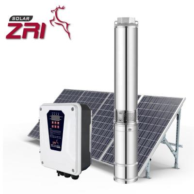 China Zri 4 Inch MPPT Solar Water Pump System for Family Homes, Solar Surface Water Pump, Solar DC Pump for sale