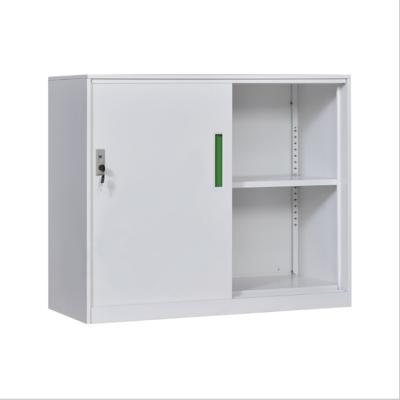 China (Other) Adjustable Low Office Sliding Door Cabinet Sliding File Cabinet for sale