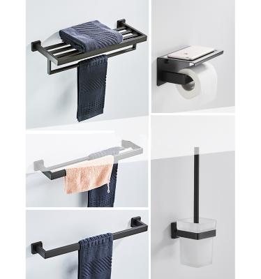 China Sustainable Stainless Steel Phone Holder Bathroom Hardware Set for sale