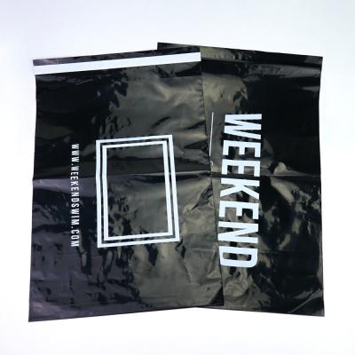 China Self-adhesive hot sale custom HDPE fashion logo self-adhesive hot sale envelope mailer black poly mailing bags plastic mailing bag for clothing for sale